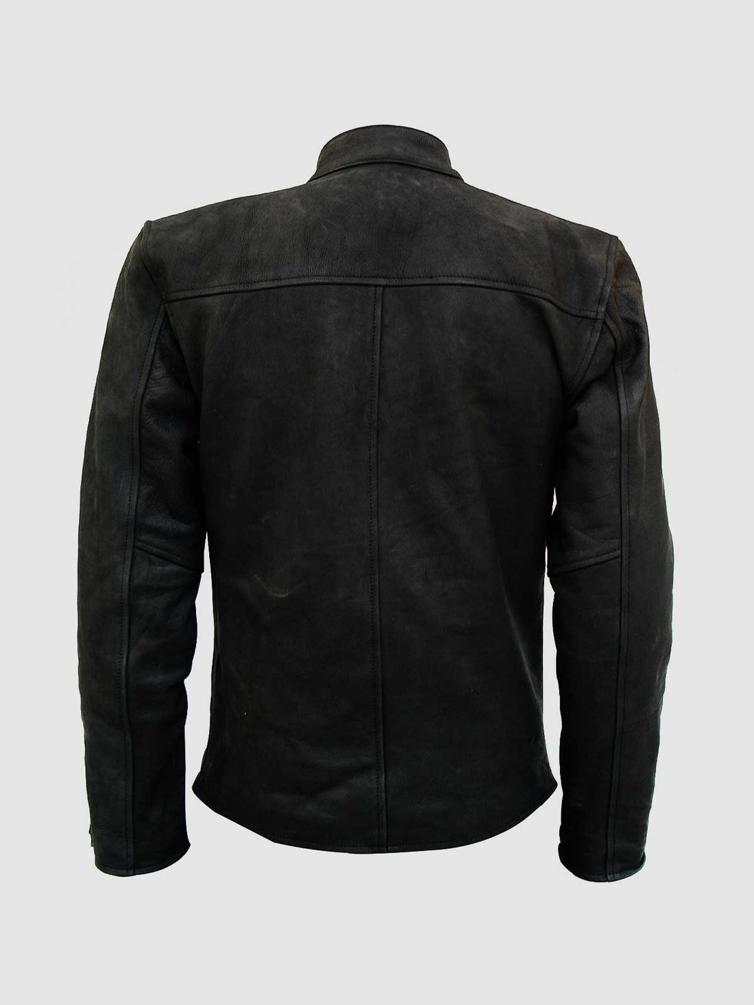 Men's Black Leather Jacket – Classic Casual Style