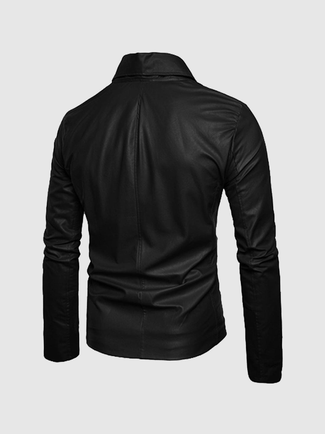 Men's Biker Leather Jacket – Motorcycle Slim Fit Style