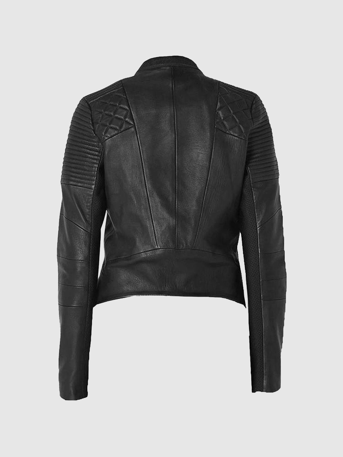 Women's Biker Leather Jacket – Motorcycle Casual Style