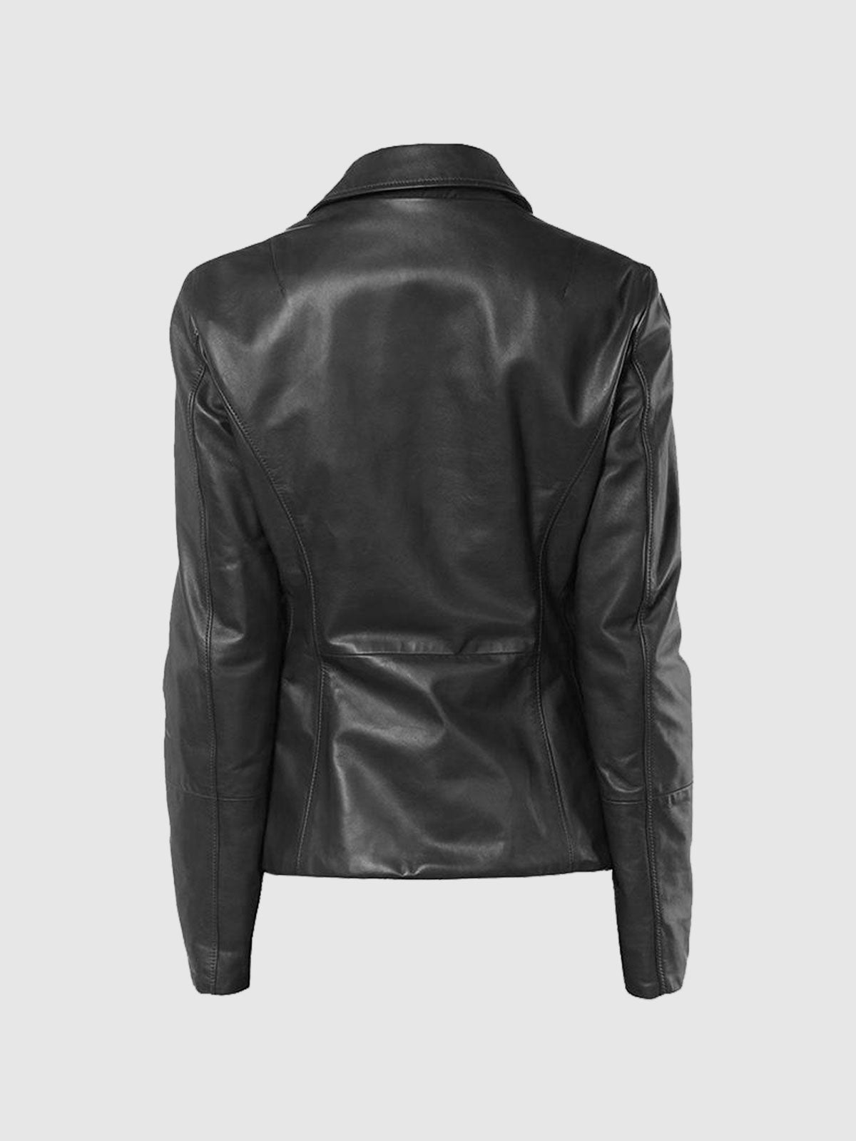 Women's Leather Coat – Winter Casual Style