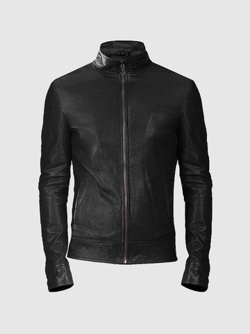 Men's Biker Leather Jacket – Motorcycle Casual Style