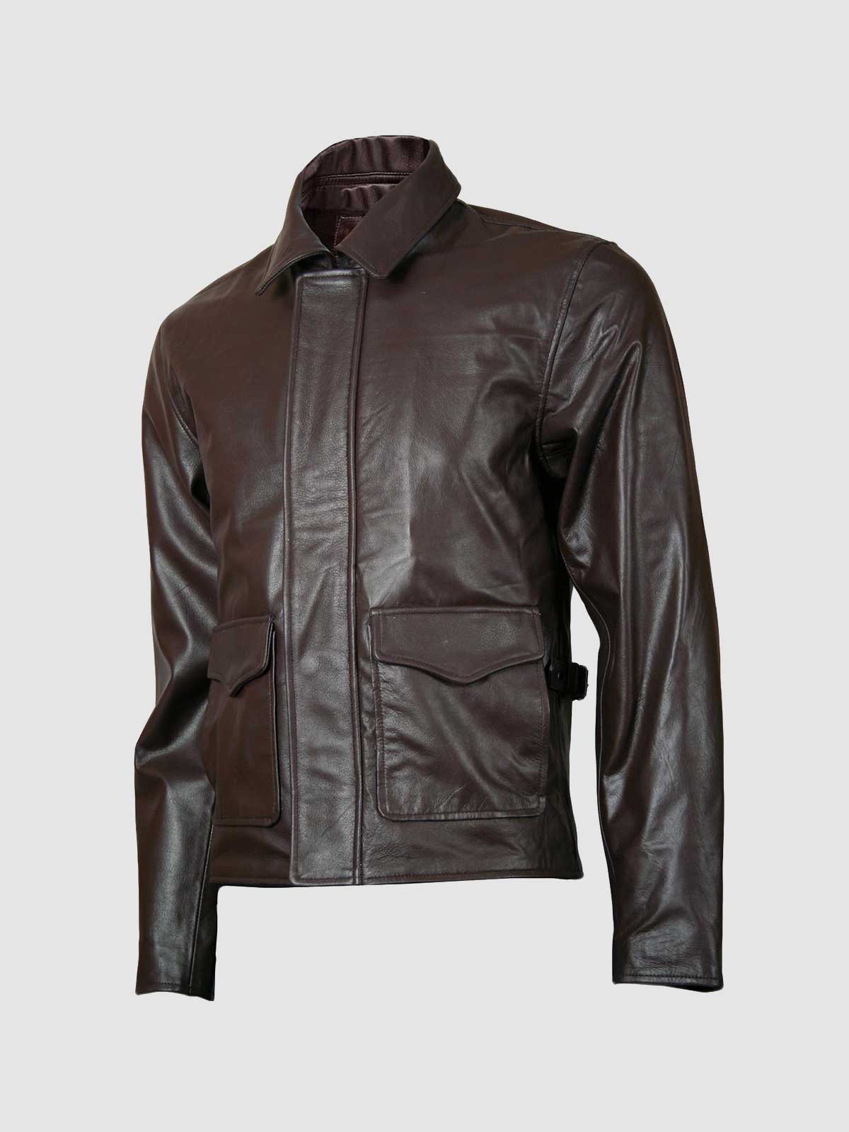 Men's Brown Biker Leather Jacket – Motorcycle Casual Style