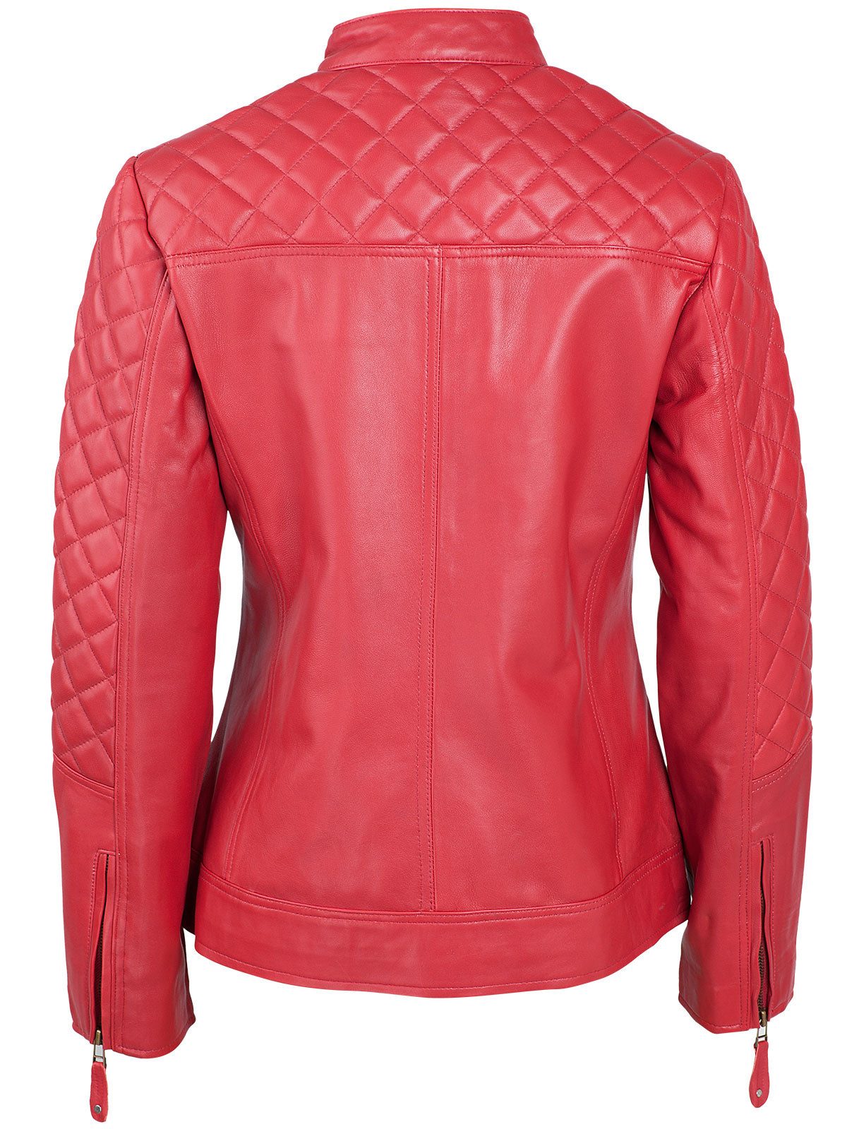 Women's Cafe Racer Leather Jacket – Moto Everyday Casual Style