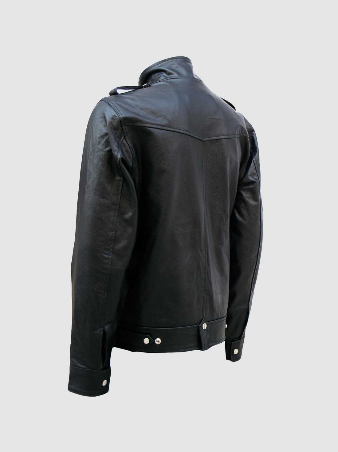 Men's Black Leather Jacket – Classic Casual Style