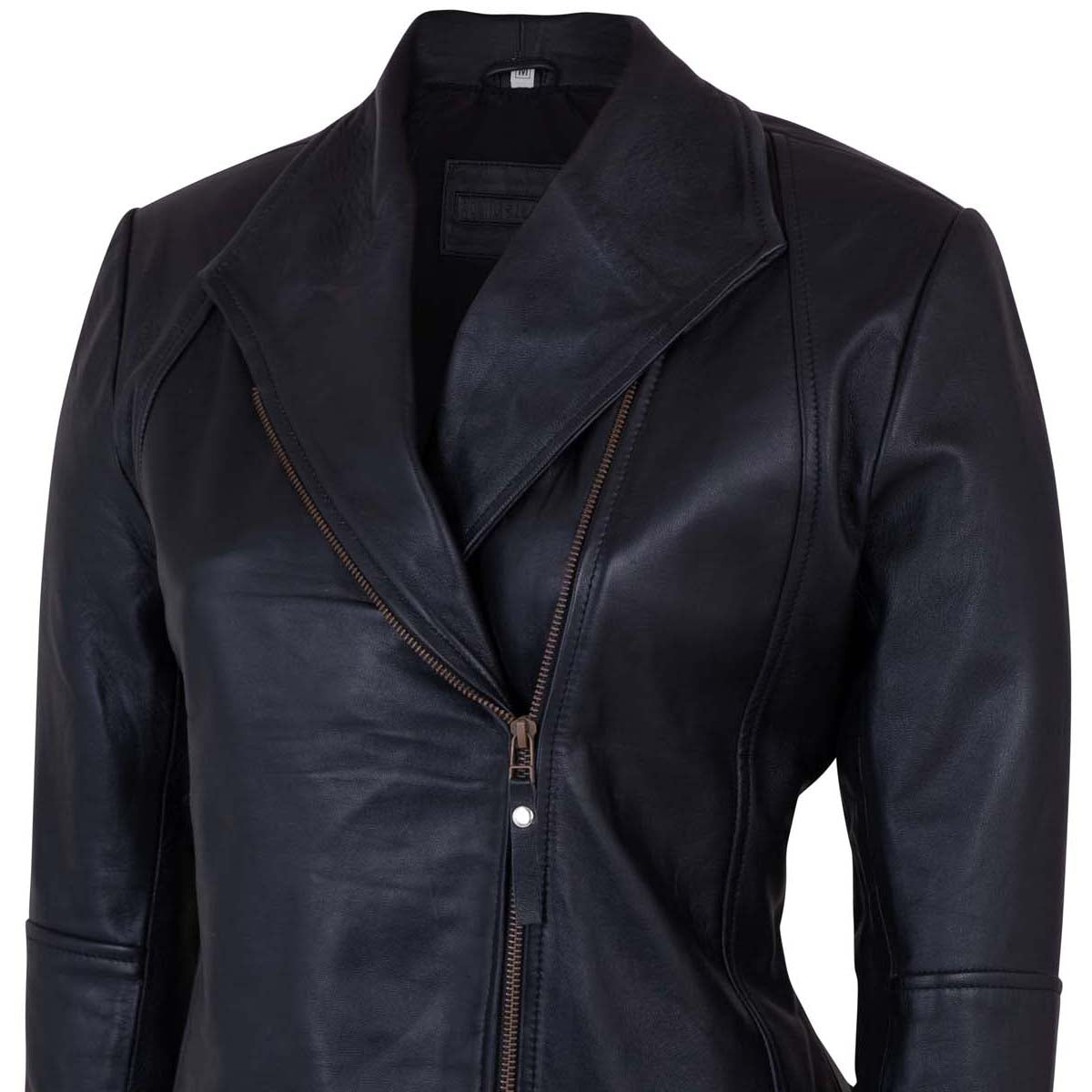 Black Biker Leather Jacket Women – Motorcycle Casual Style