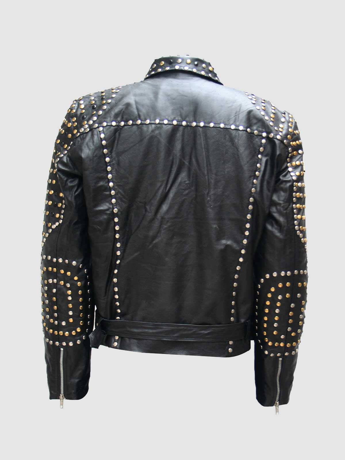 Men's Black Biker Leather Jacket – Motorcycle Casual Style