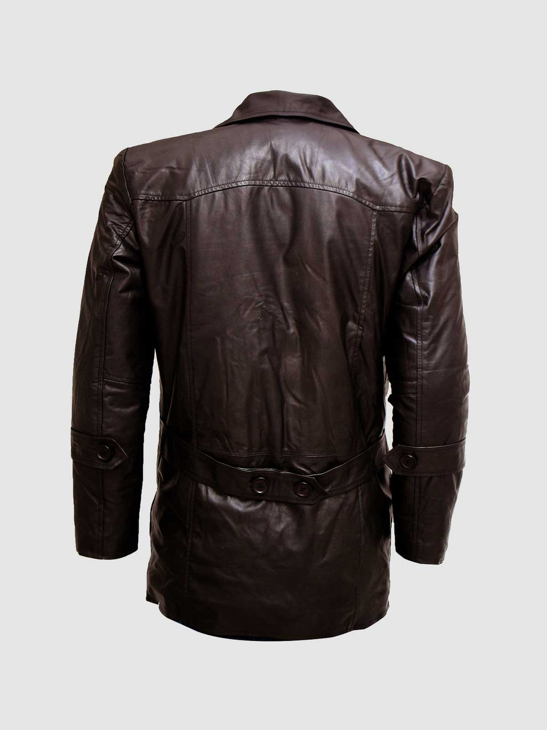 Men's Brown Leather Jacket – Classic Casual Style