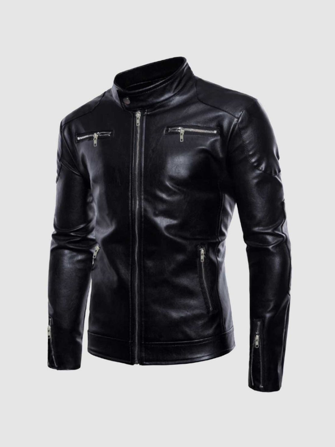 Men's Leather Jacket – Classic Casual Style