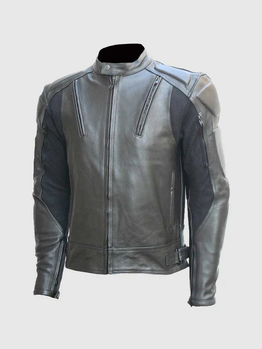 Men's Biker Leather Jacket – Motorcycle Casual Style