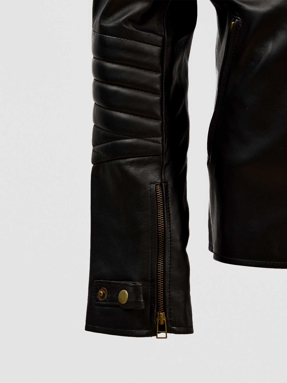 Men's Black Biker Leather Jacket – Motorcycle Casual Style