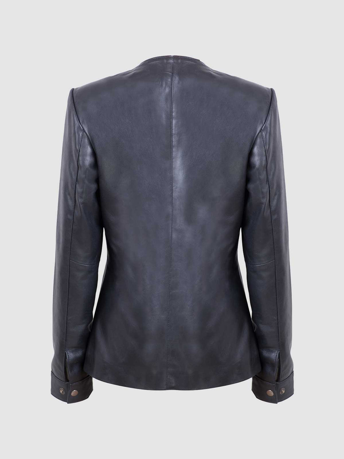 Women's Black Leather Jacket – Classic Casual Style