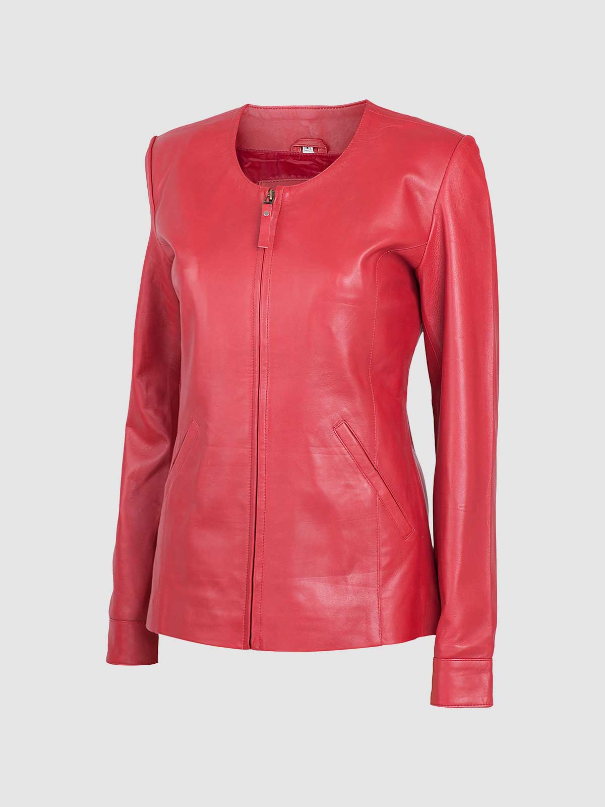 Women's Black Leather Jacket – Classic Casual Style