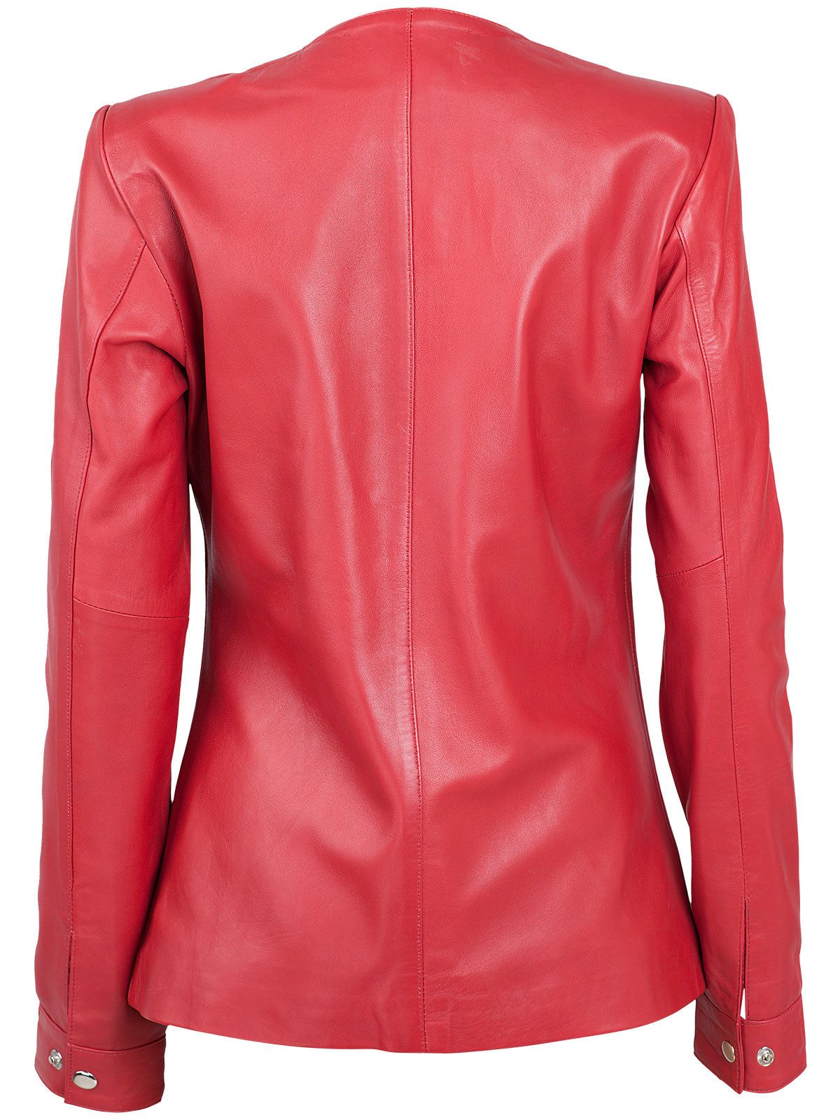 Women's Black Leather Jacket – Classic Casual Style