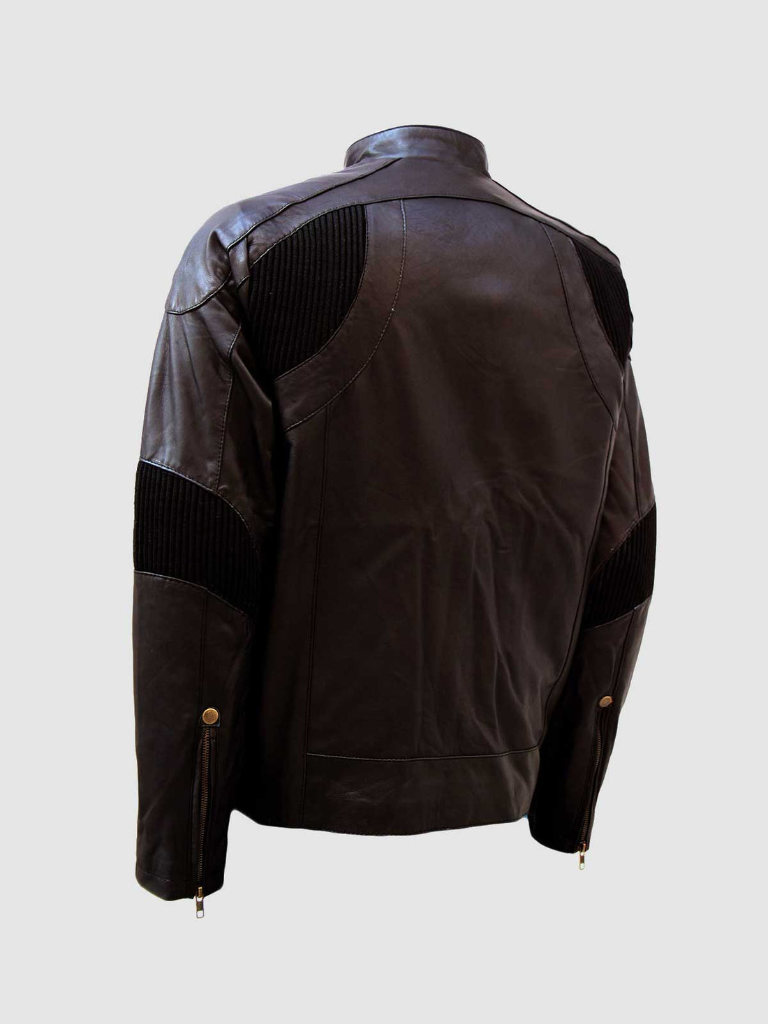 Men's Brown Leather Jacket – Classic Casual Style