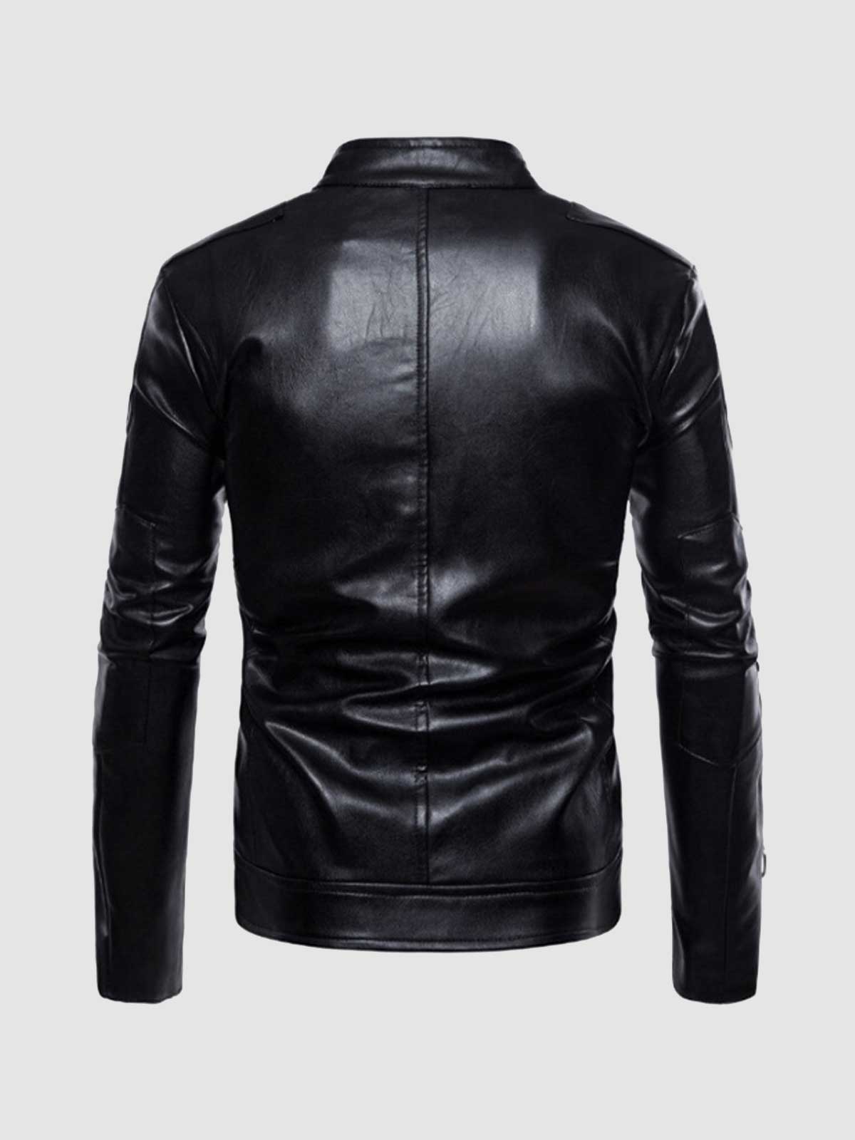 Men's Leather Jacket – Classic Casual Style