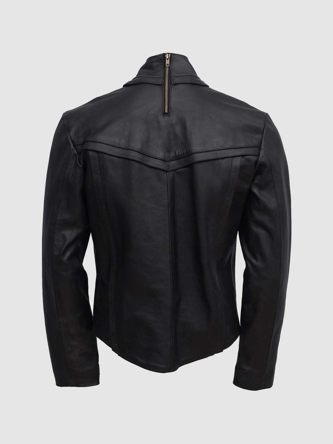 Men's Black Biker Leather Jacket – Motorcycle Casual Style