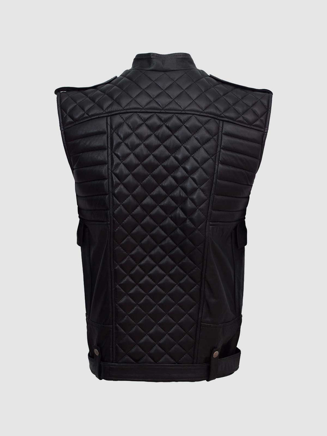 Men's Black Biker Leather Jacket – Motorcycle Casual Style